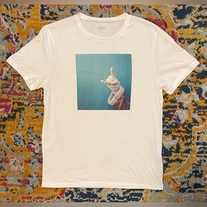 Santa “Rock On” Graphic Tee Medium